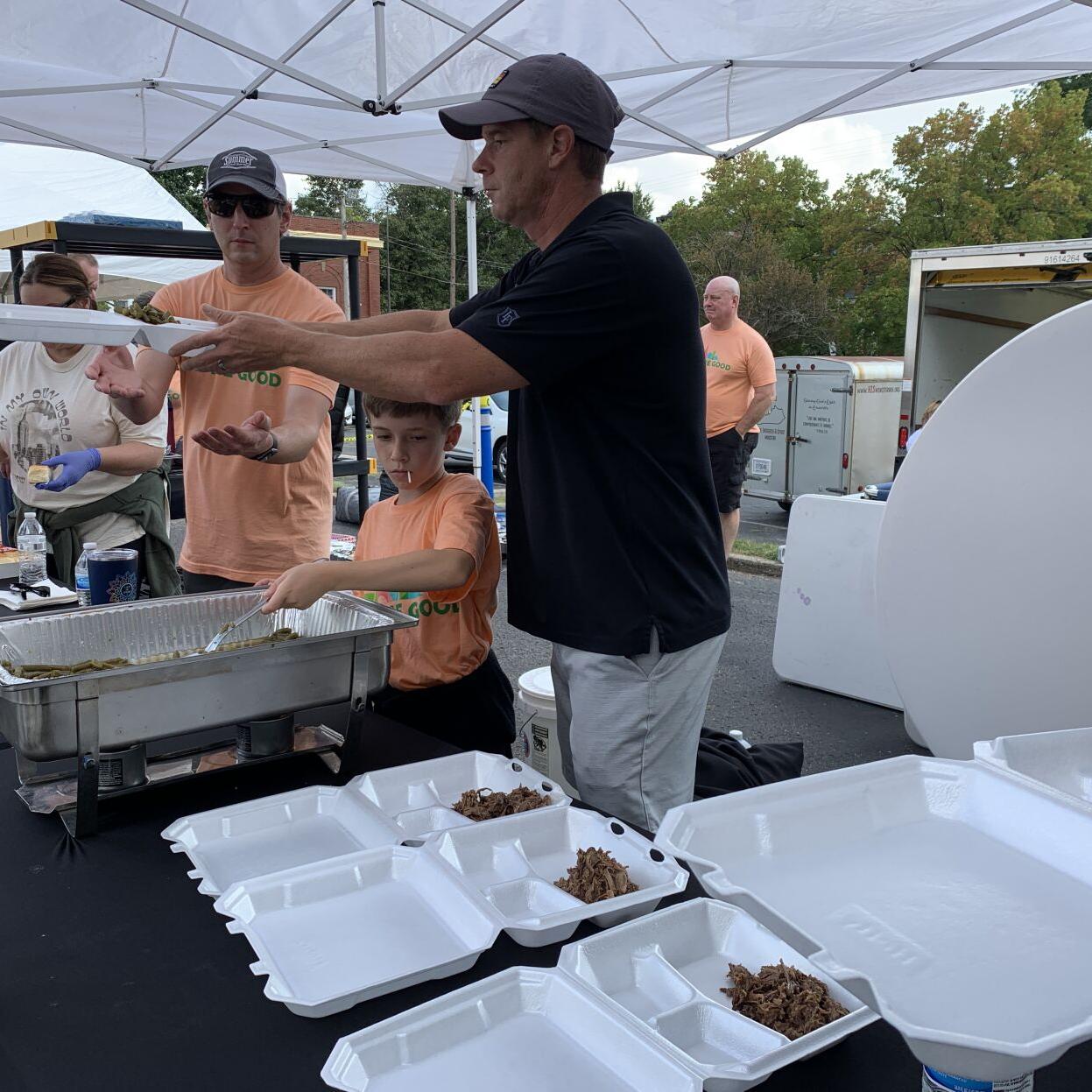 Volunteers at His Blessings Box.JPG